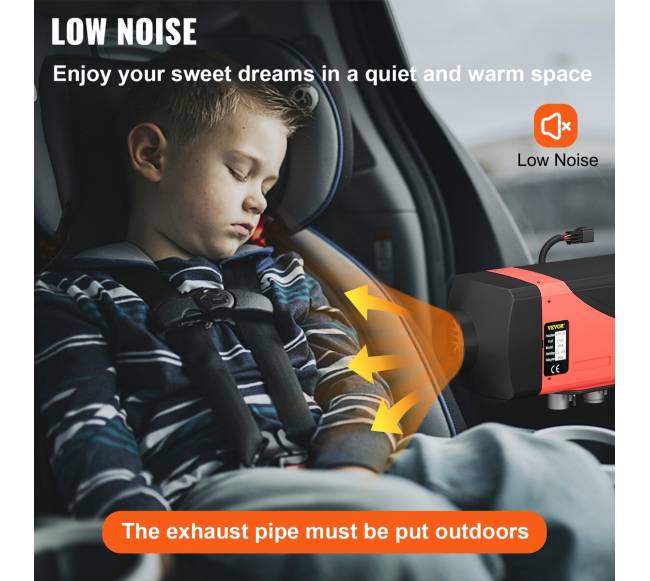 12V 2kW dyzelinis oro šildytuvas5