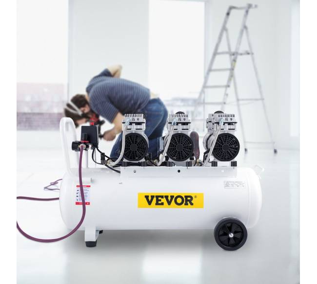 80L tyli alyvos neturinti oro kompresorė7