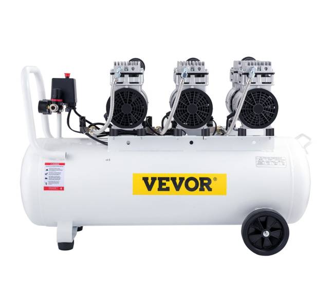 80L tyli alyvos neturinti oro kompresorė8