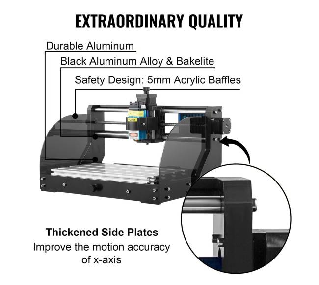 CNC graviravimo staklės 3018 Pro lazeris4