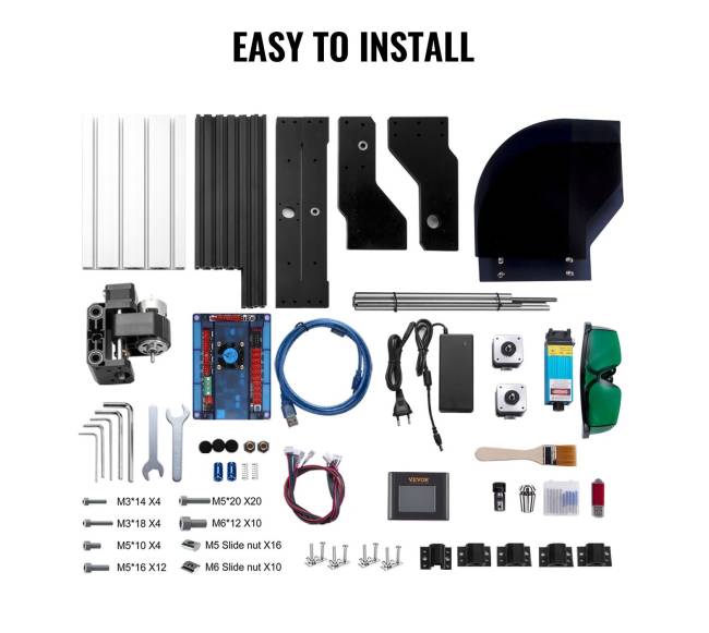 CNC graviravimo staklės 3018 Pro lazeris5