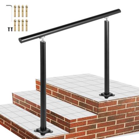lauko laiptų turėklai, 86 cm, reguliuojami0