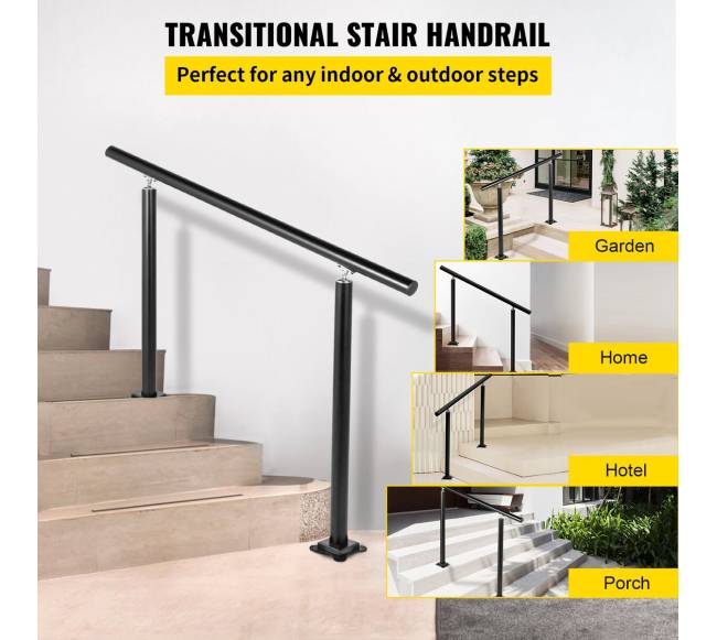 lauko laiptų turėklai, 86 cm, reguliuojami1