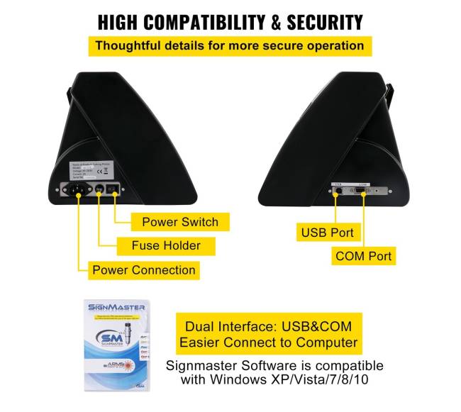 Vinilo pjaustytuvas su optine akimi, 375 mm5