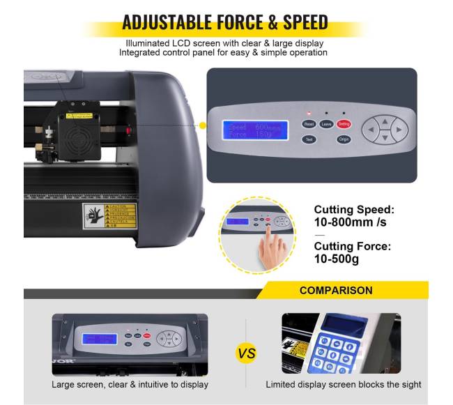 Vinilo pjaustymo mašina 375 mm pločio3