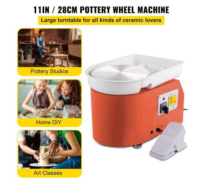 Keramikos žiedimo staklės 11 colių, reguliuojamas greitis1