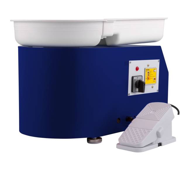 Keramikos žiedimo staklės, 28 cm 350W mėlynos8