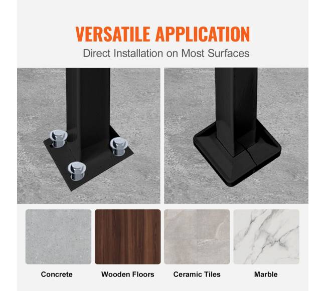 Reguliuojamas lauko laiptų turėklas, 3 pakopos4