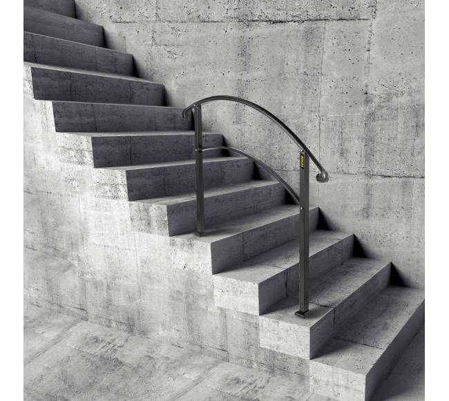 Reguliuojamas lauko laiptų turėklas, 3 pakopos7