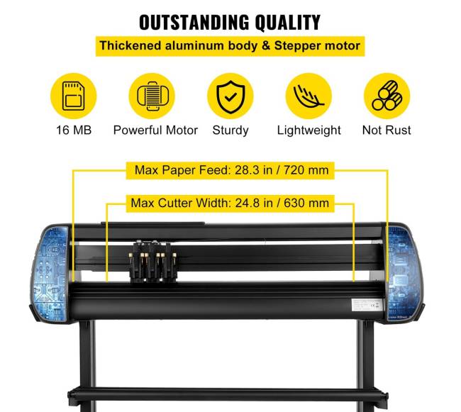Vinilo pjaustyklė 28 colių su stovu2
