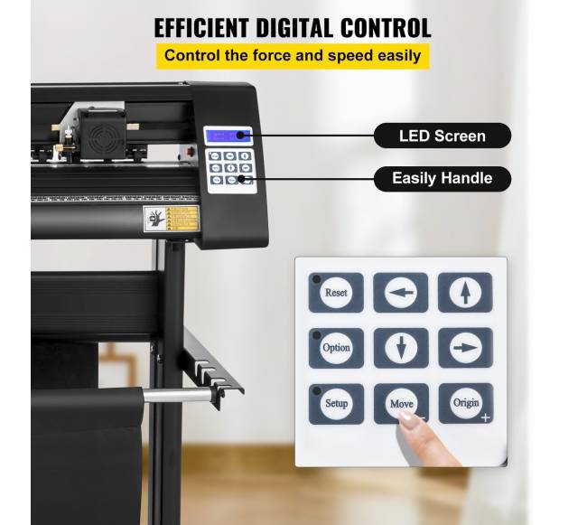 Vinilo pjaustytuvas su LED ekranu 1350 mm2