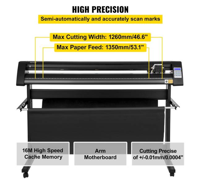 Vinilo pjaustytuvas su LED ekranu 1350 mm4