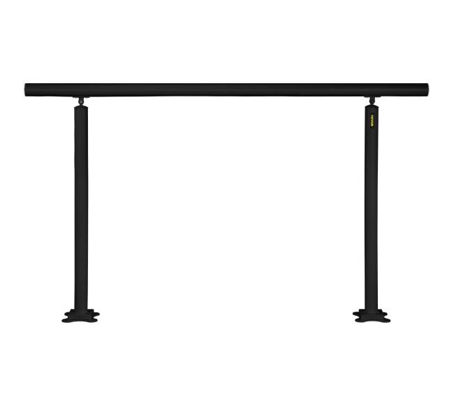 Laiptų turėklų komplektas 5 FT, juodas aliuminis8