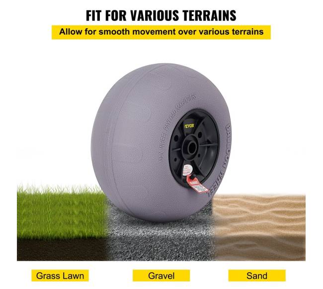 Pliažo balioniniai ratai, 33 cm smėlio padangos4