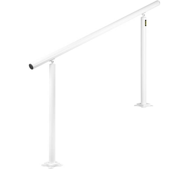 Turėklų rinkinys laiptams, baltas aliuminis10