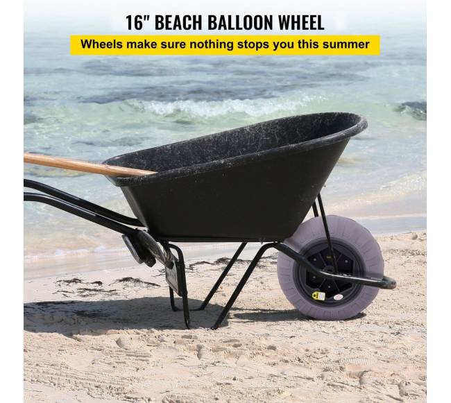 paplūdimio vežimo ratai, 40 cm smėlio padangos1