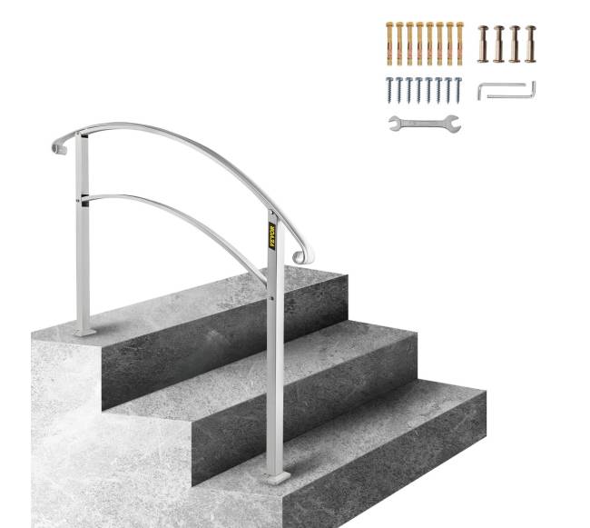 3 žingsnių lauko laiptų turėklas8