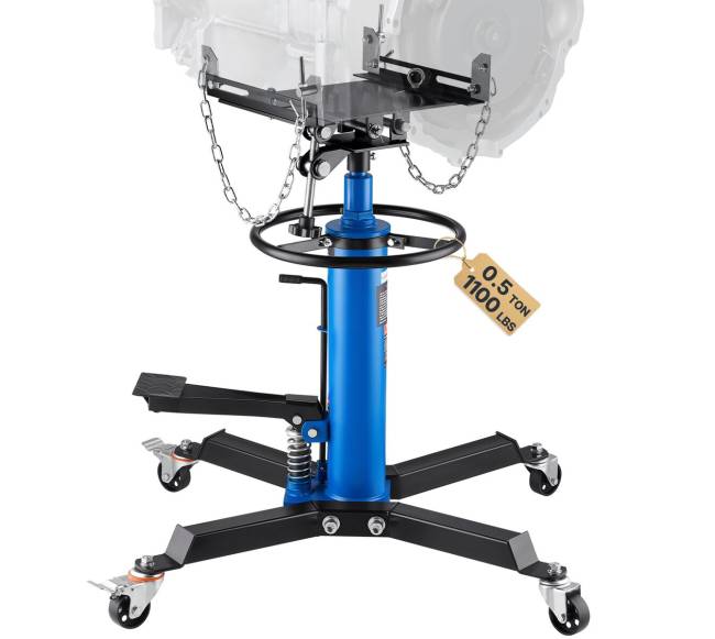 Hidraulinis pavarų keltuvas, 0.5 tonos, mėlynas0