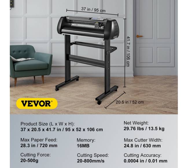 Vinilo pjaustymo mašina 28 colių su Bluetooth6