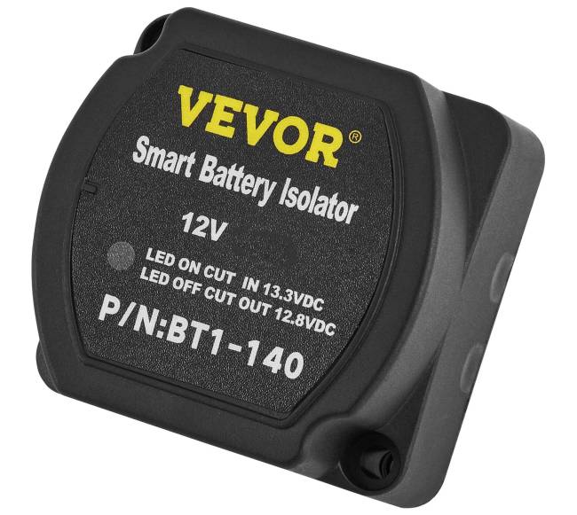 Automatinis dvigubas akumuliatoriaus izoliatorius 140A9