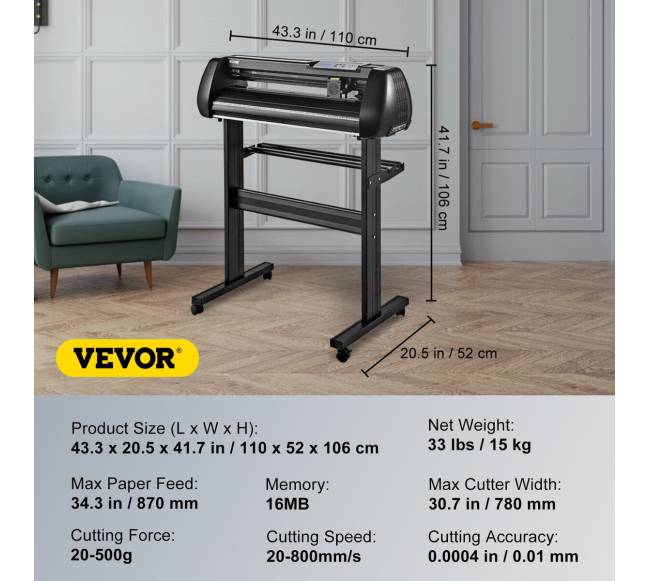 Vinilo pjaustytuvas su Bluetooth, 87 cm6