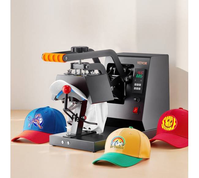 Kepurės šilumos presas, 4-in-1 kepurės presavimo mašina7