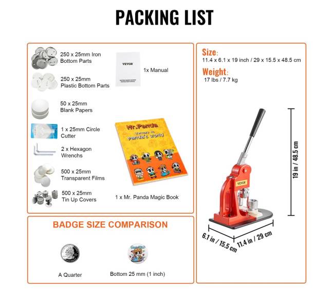Ženkliukų gamybos mašina 25 mm su 500 detalių6