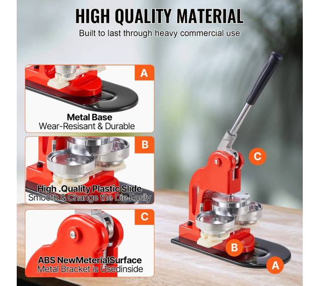 Ženkliukų gamybos aparatas 58 mm su 500 detalėmis3