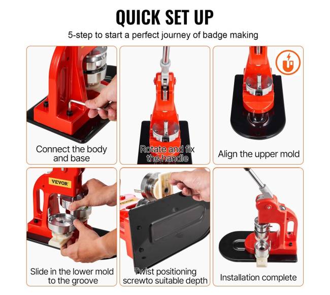 Ženkliukų gamybos aparatas 58 mm su 500 detalėmis4