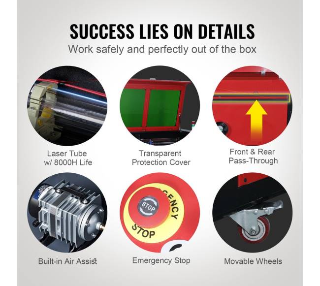 80W CO2 lazerinis graviravimo aparatas 500x700 mm5