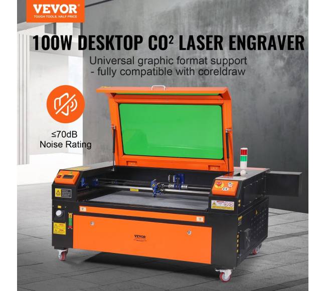 100W CO2 lazerinis graviravimo įrenginys, 600x900 mm1
