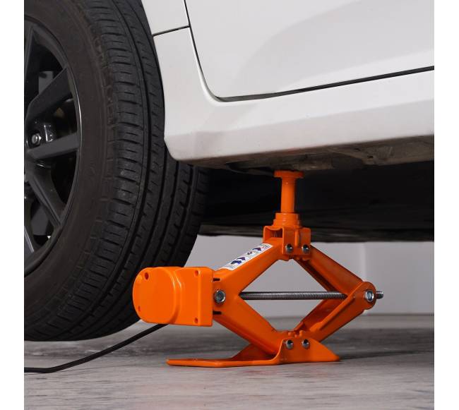 Elektrinis automobilio keltuvas su žirkliniu keltuvu 3t7