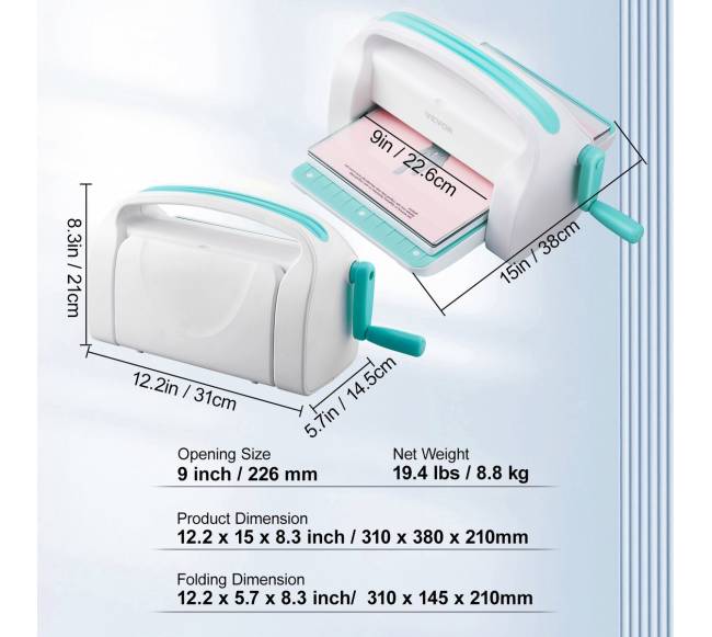 Rankinė štampavimo ir iškirtimo mašina su 23 cm anga6