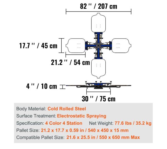 4 spalvų 4 stočių šilkografija spaudos mašina6