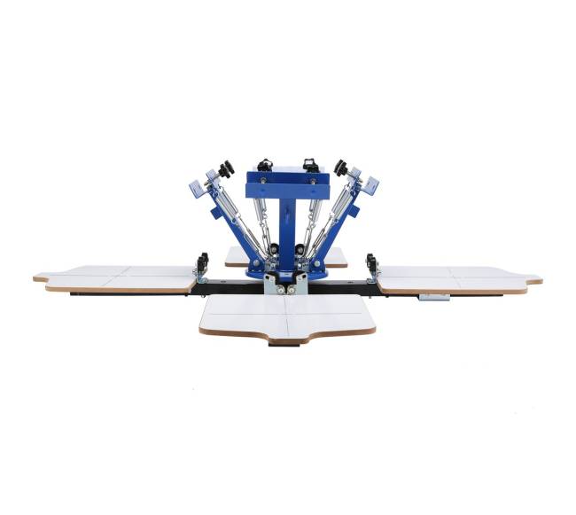 4 spalvų 4 stočių šilkografija spaudos mašina8