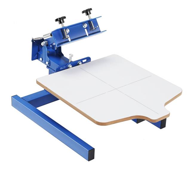 Vienos spalvos šilkografinė spaudos mašina0