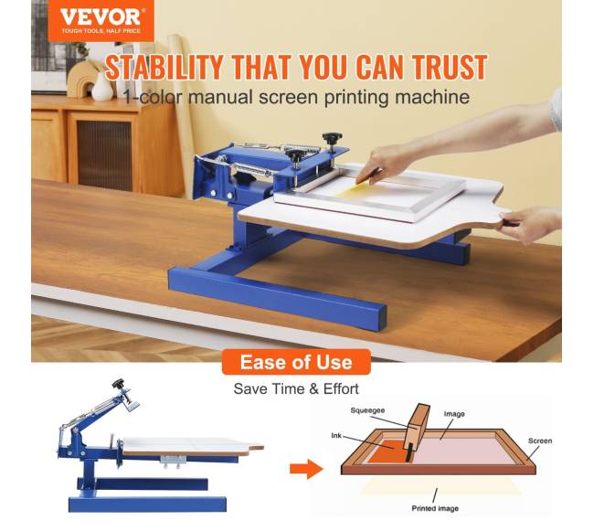 Vienos spalvos šilkografinė spaudos mašina1