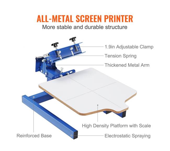 Vienos spalvos šilkografinė spaudos mašina4