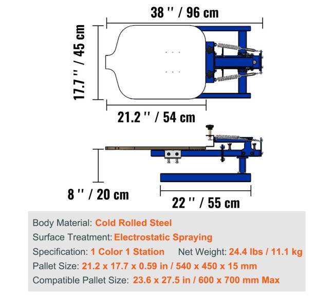 Vienos spalvos šilkografinė spaudos mašina6