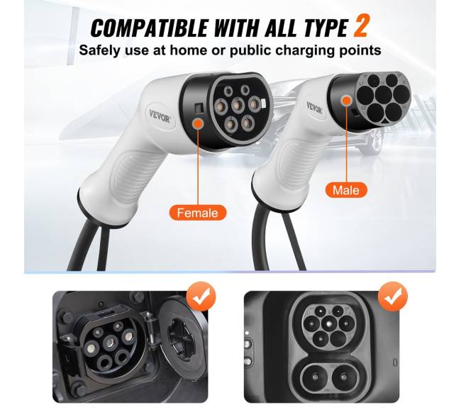 EV krovimo kabelis Type 2 16A2