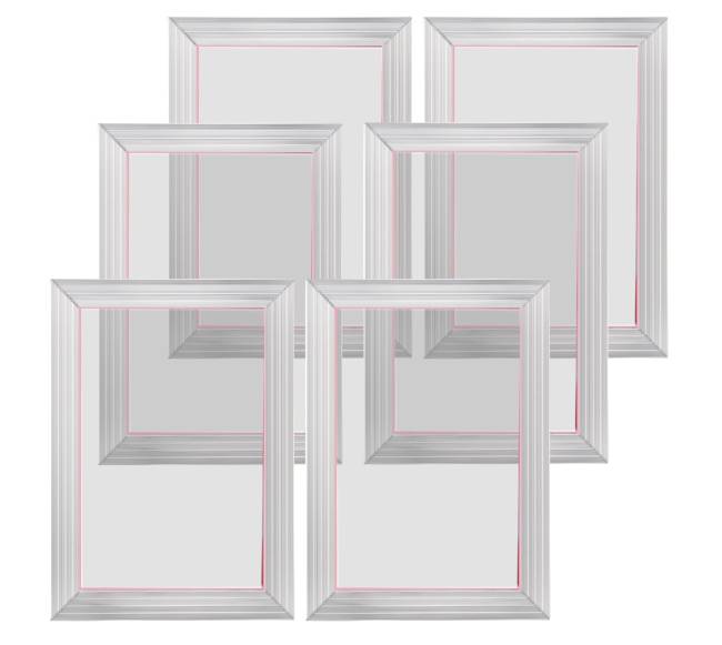 Šilkografinės spaudos rėmelis rinkinys 10x14" 6 vnt.0