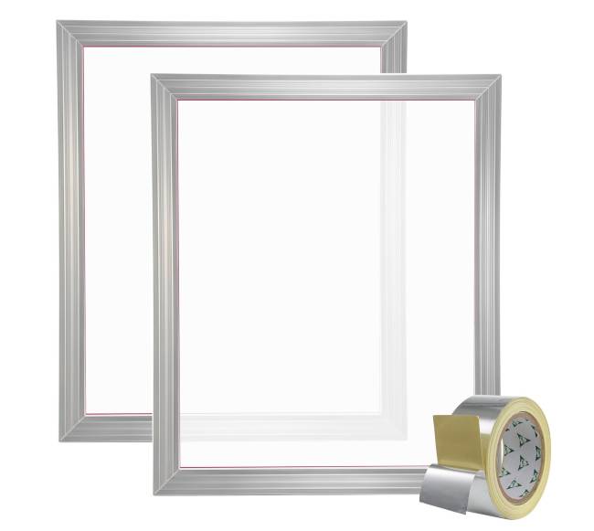 Šilkografijos rėmų rinkinys 50x61 cm 230 tinklelis 2 vnt.8