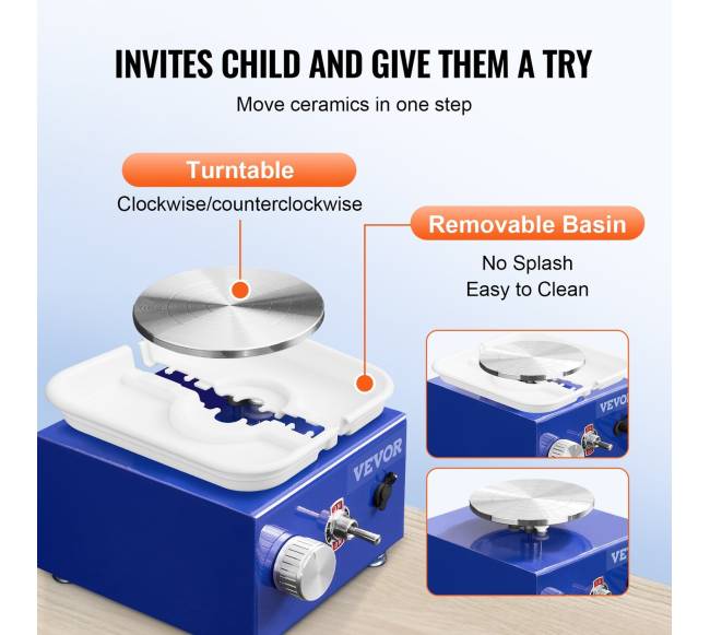 Mini keramikos formavimo staklės su 2 staliais2