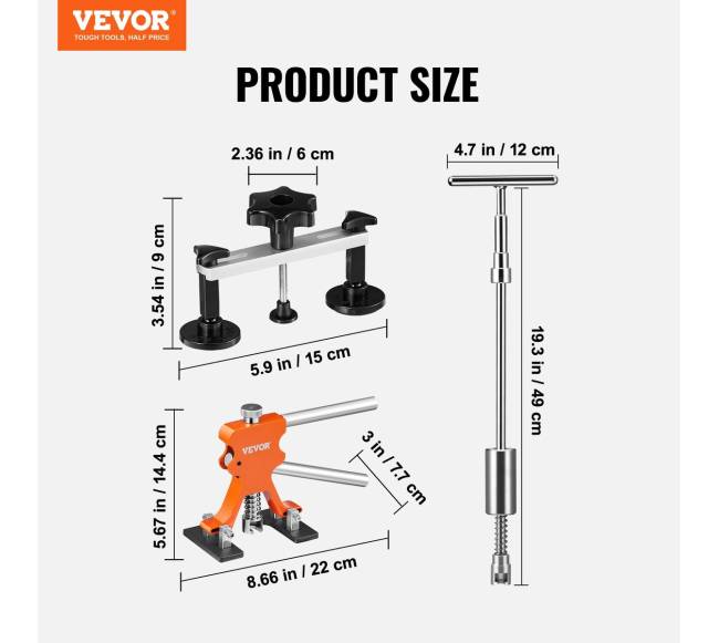 Automobilio kėbulo įlenkimų pašalinimo įrankis6