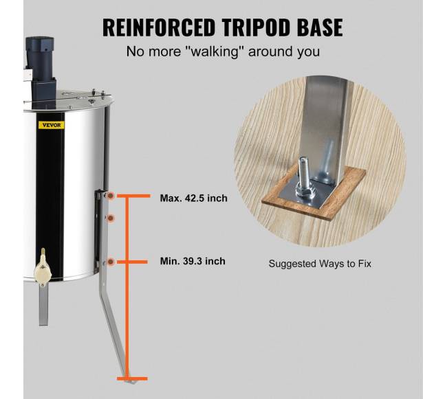 Elektrinis medaus ištraukėjas, 48 rėmeliai4