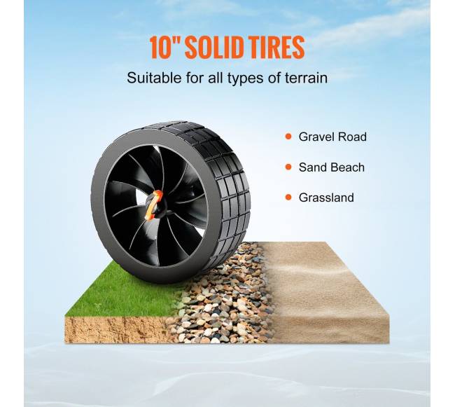 Tvirta baidarių transportavimo vežimėlis, 145 kg apkrova2