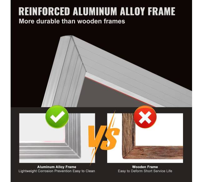 Šilkografijos rinkinys: 3 aliuminio rėmai2