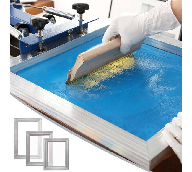 Šilkografijos rinkinys: 3 aliuminio rėmai7