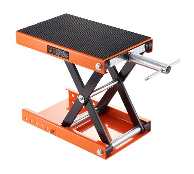 Motociklų žirklinis keltuvas 500 kg plataus stovo10