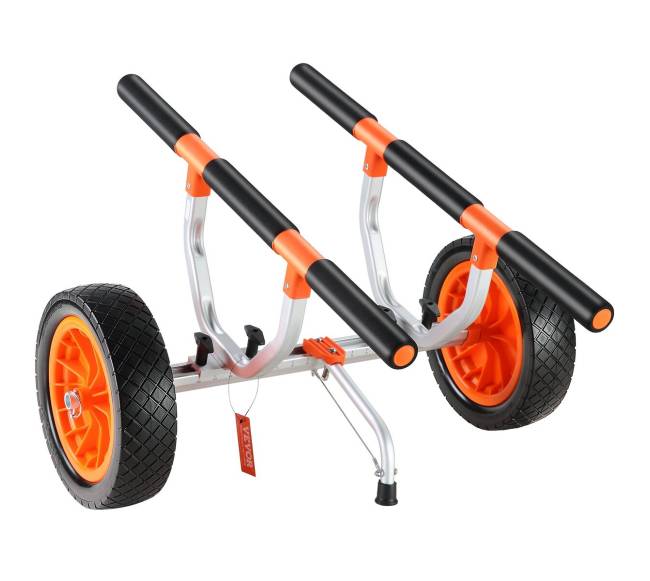 Kanojų vežimėlis su reguliuojamu pločiu ir atrama9